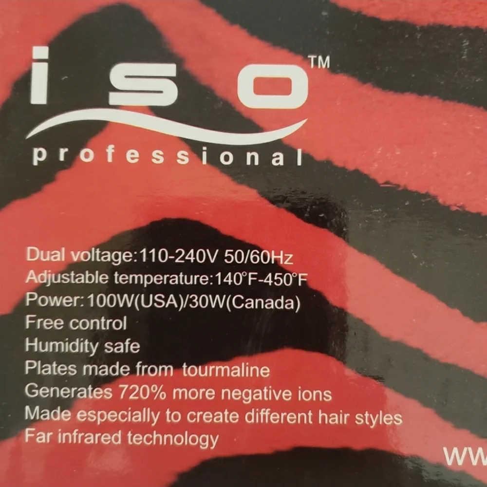 ISO Flat Iron Hair Straightener